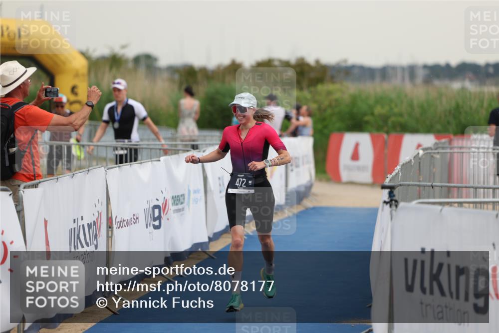 22.06.2025 - Viking Triathlon Yannick Fuchs http://msf.ph/oto/8078177 22.06.2025 16:35:31 Ziel 472 meine-sportfotos.de