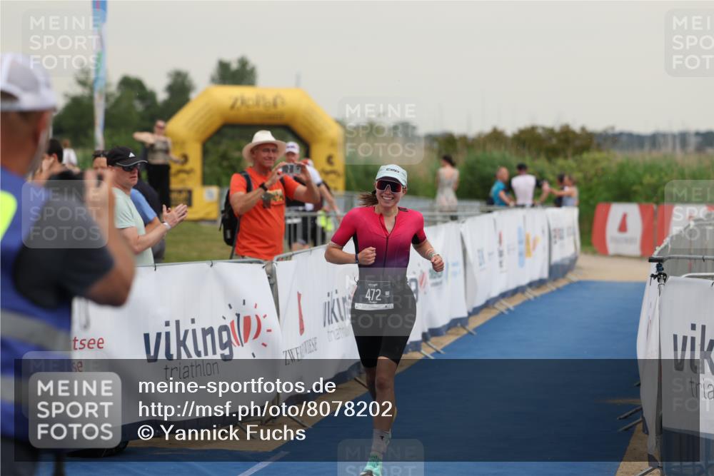 22.06.2025 - Viking Triathlon Yannick Fuchs http://msf.ph/oto/8078202 22.06.2025 16:35:32 Ziel 472 meine-sportfotos.de