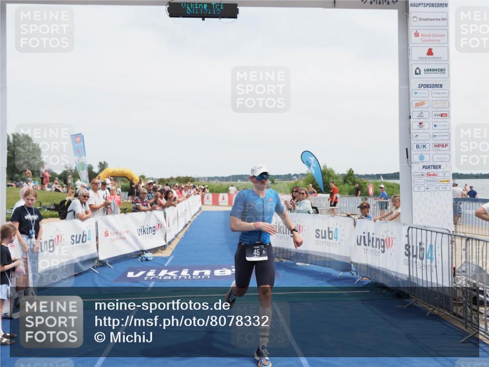 22.06.2025 - Viking Triathlon MichiJ http://msf.ph/oto/8078332 22.06.2025 14:12:30 Ziel 45 meine-sportfotos.de