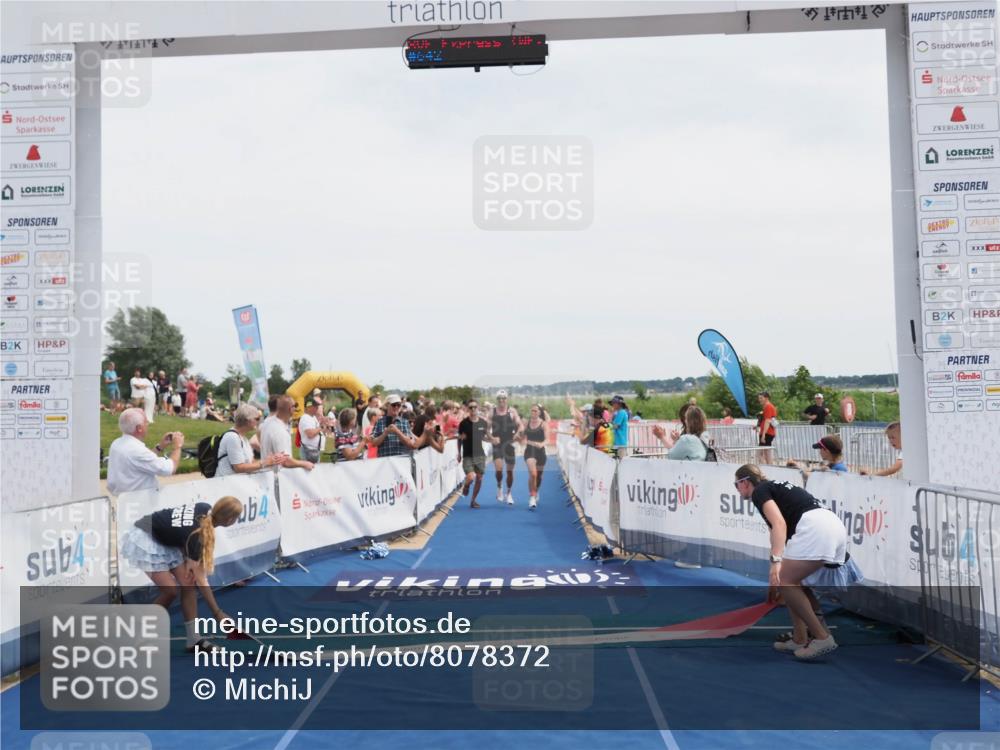 22.06.2025 - Viking Triathlon MichiJ http://msf.ph/oto/8078372 22.06.2025 14:13:22 Ziel 661 meine-sportfotos.de
