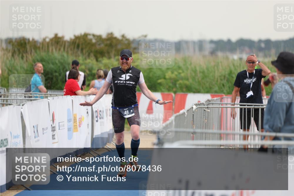22.06.2025 - Viking Triathlon Yannick Fuchs http://msf.ph/oto/8078436 22.06.2025 16:36:43 Ziel 48 meine-sportfotos.de