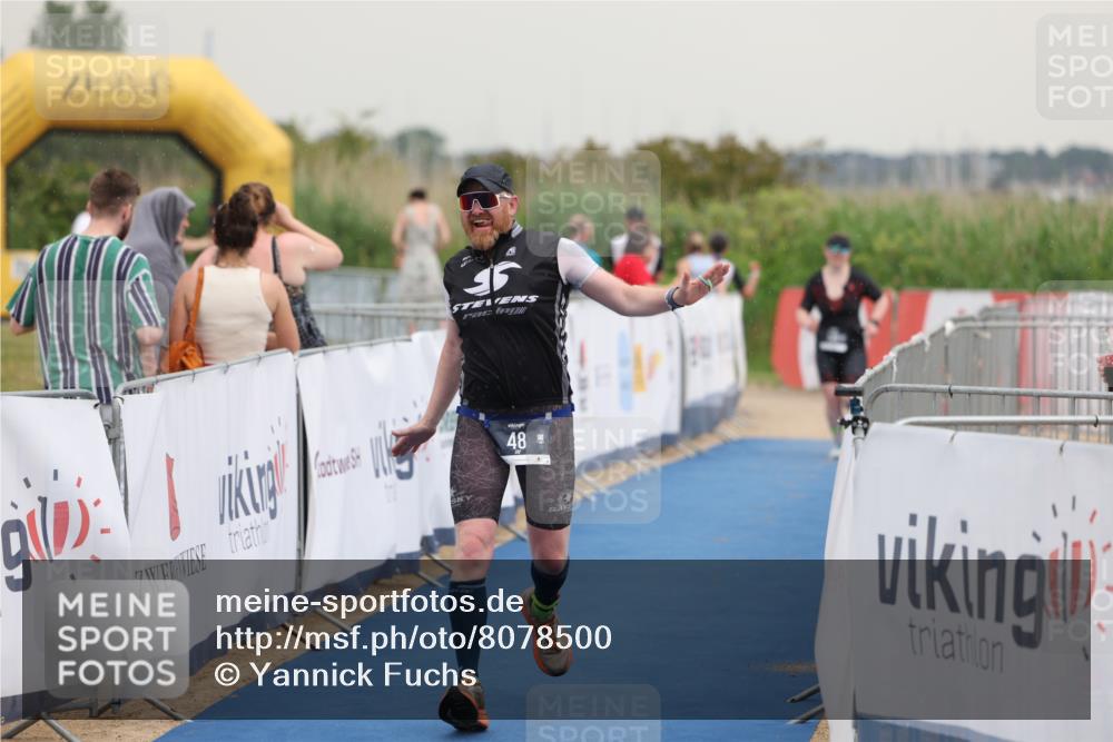 22.06.2025 - Viking Triathlon Yannick Fuchs http://msf.ph/oto/8078500 22.06.2025 16:36:47 Ziel 48, 240 meine-sportfotos.de