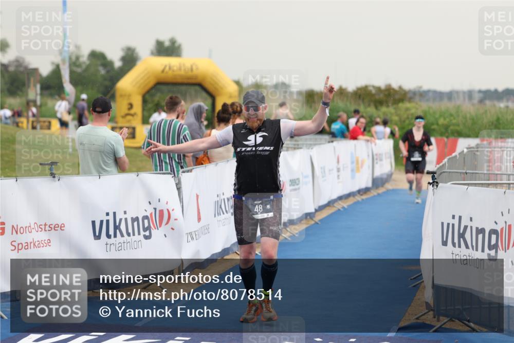 22.06.2025 - Viking Triathlon Yannick Fuchs http://msf.ph/oto/8078514 22.06.2025 16:36:48 Ziel 48, 240 meine-sportfotos.de