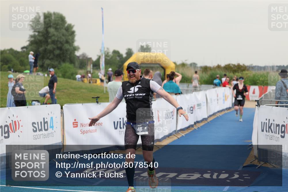 22.06.2025 - Viking Triathlon Yannick Fuchs http://msf.ph/oto/8078540 22.06.2025 16:36:49 Ziel 48, 240 meine-sportfotos.de