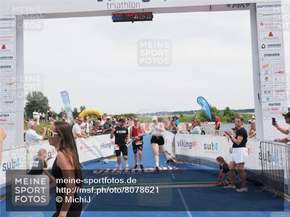22.06.2025 - Viking Triathlon MichiJ http://msf.ph/oto/8078621 22.06.2025 14:13:28 Ziel  meine-sportfotos.de