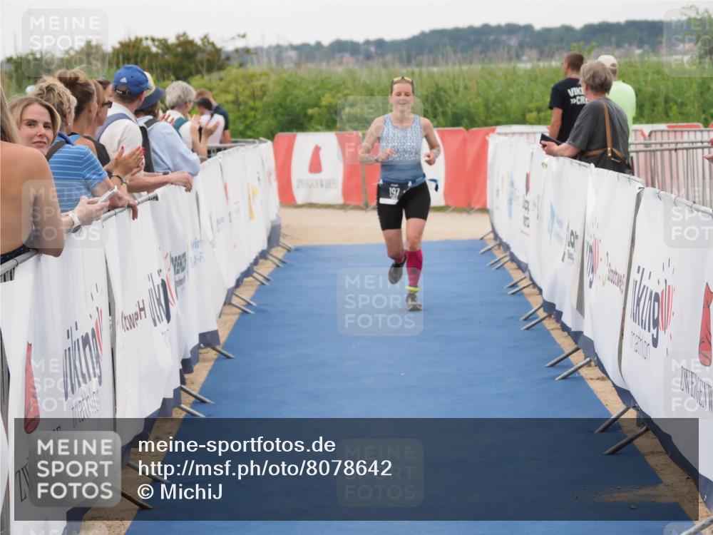 22.06.2025 - Viking Triathlon MichiJ http://msf.ph/oto/8078642 22.06.2025 15:55:59 Ziel 197 meine-sportfotos.de