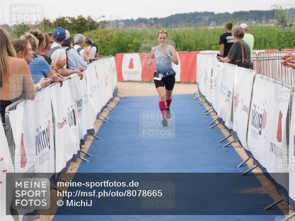 22.06.2025 - Viking Triathlon MichiJ http://msf.ph/oto/8078665 22.06.2025 15:55:59 Ziel 197 meine-sportfotos.de