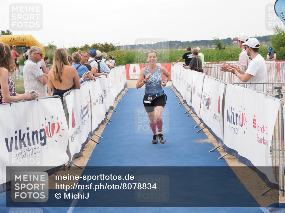 22.06.2025 - Viking Triathlon MichiJ http://msf.ph/oto/8078834 22.06.2025 15:56:02 Ziel 197 meine-sportfotos.de
