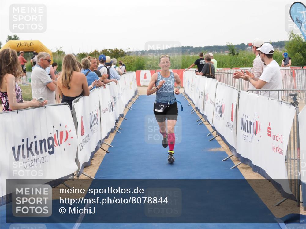 22.06.2025 - Viking Triathlon MichiJ http://msf.ph/oto/8078844 22.06.2025 15:56:02 Ziel 197 meine-sportfotos.de