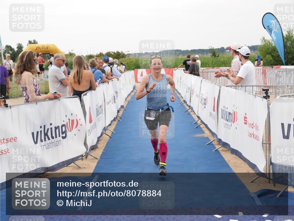 22.06.2025 - Viking Triathlon MichiJ http://msf.ph/oto/8078884 22.06.2025 15:56:02 Ziel 197 meine-sportfotos.de