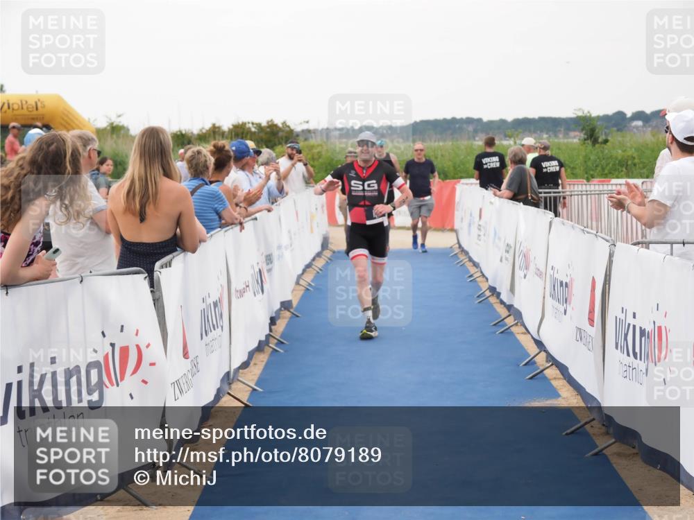22.06.2025 - Viking Triathlon MichiJ http://msf.ph/oto/8079189 22.06.2025 15:56:25 Ziel 199 meine-sportfotos.de