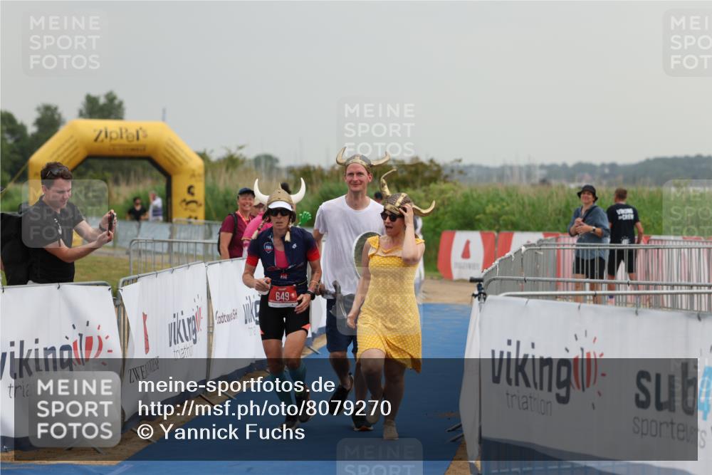 22.06.2025 - Viking Triathlon Yannick Fuchs http://msf.ph/oto/8079270 22.06.2025 16:40:56 Ziel 649 meine-sportfotos.de