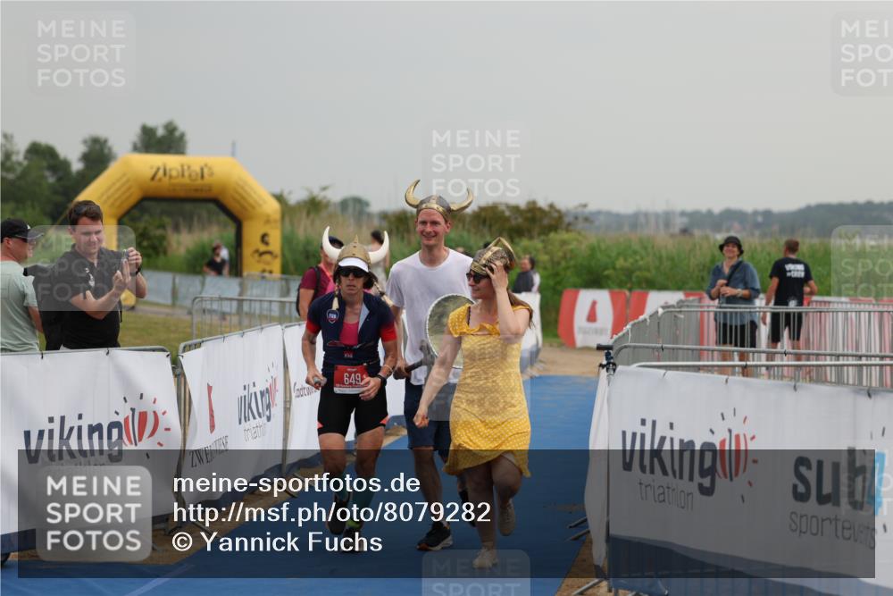 22.06.2025 - Viking Triathlon Yannick Fuchs http://msf.ph/oto/8079282 22.06.2025 16:40:56 Ziel 649 meine-sportfotos.de