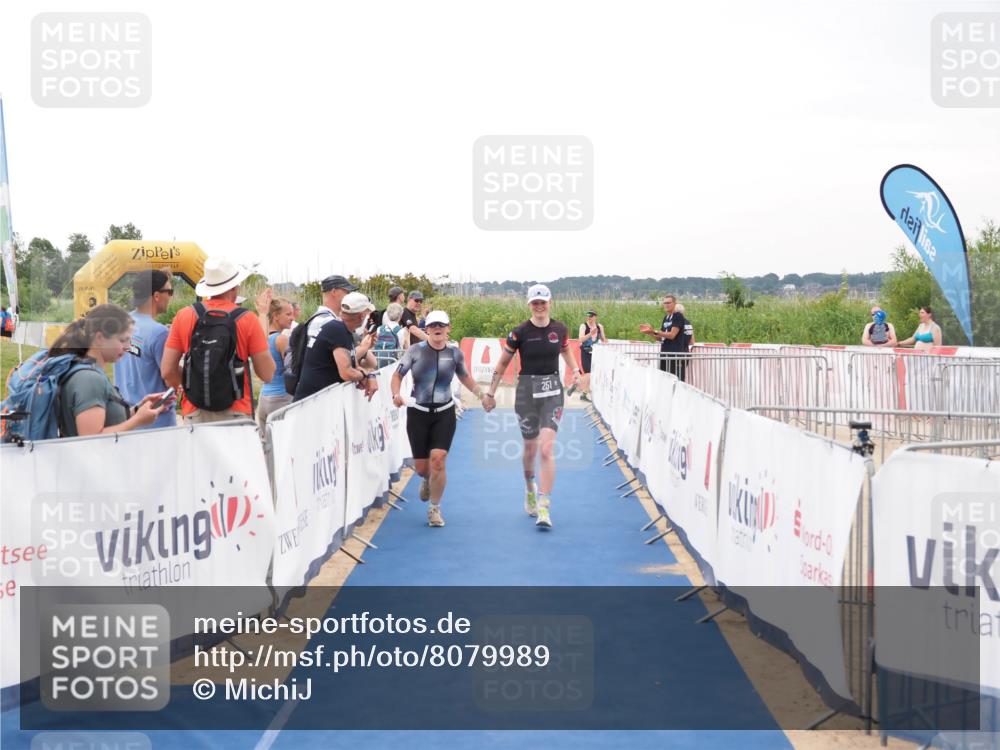 22.06.2025 - Viking Triathlon MichiJ http://msf.ph/oto/8079989 22.06.2025 16:05:35 Ziel 251, 454 meine-sportfotos.de