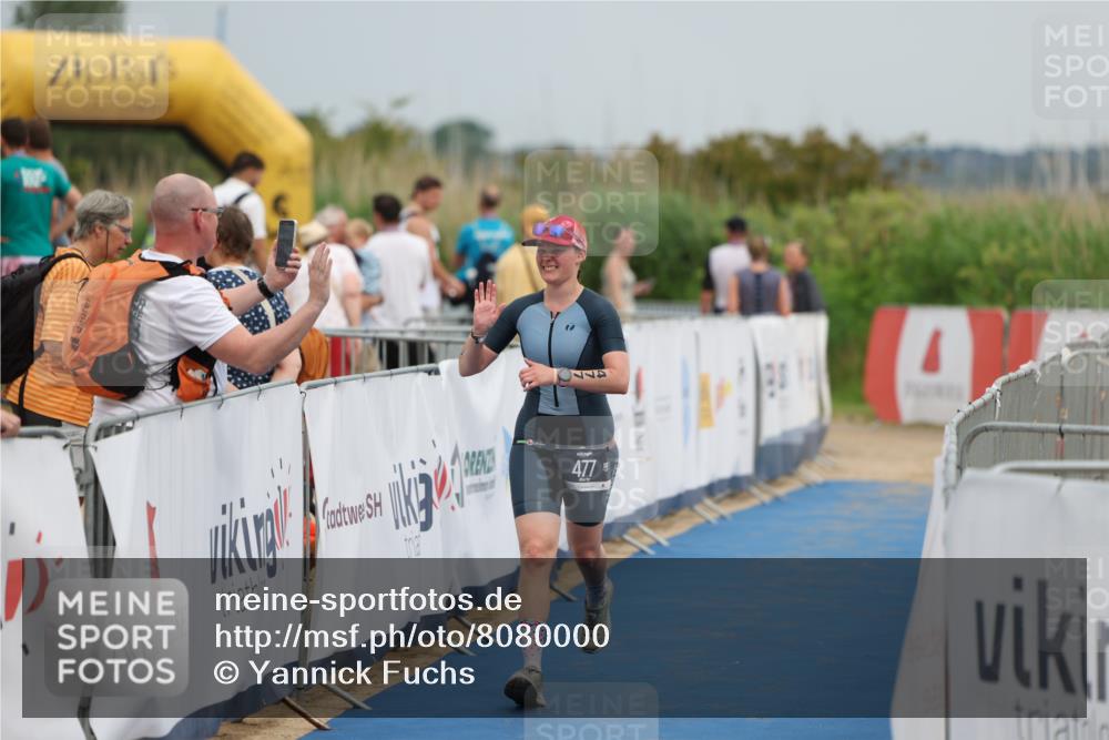 22.06.2025 - Viking Triathlon Yannick Fuchs http://msf.ph/oto/8080000 22.06.2025 16:49:59 Ziel 477, 499 meine-sportfotos.de