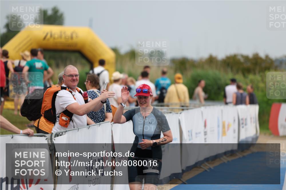 22.06.2025 - Viking Triathlon Yannick Fuchs http://msf.ph/oto/8080016 22.06.2025 16:50:00 Ziel 477, 499 meine-sportfotos.de