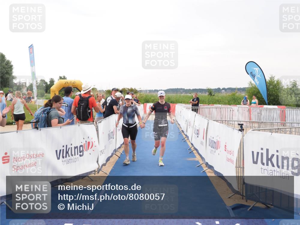 22.06.2025 - Viking Triathlon MichiJ http://msf.ph/oto/8080057 22.06.2025 16:05:36 Ziel 251, 454 meine-sportfotos.de