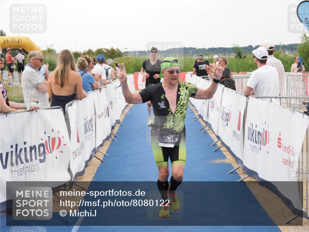 22.06.2025 - Viking Triathlon MichiJ http://msf.ph/oto/8080122 22.06.2025 15:56:41 Ziel 261, 306 meine-sportfotos.de