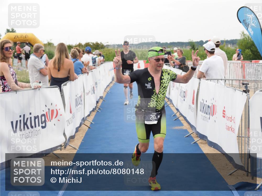 22.06.2025 - Viking Triathlon MichiJ http://msf.ph/oto/8080148 22.06.2025 15:56:41 Ziel 261, 306 meine-sportfotos.de