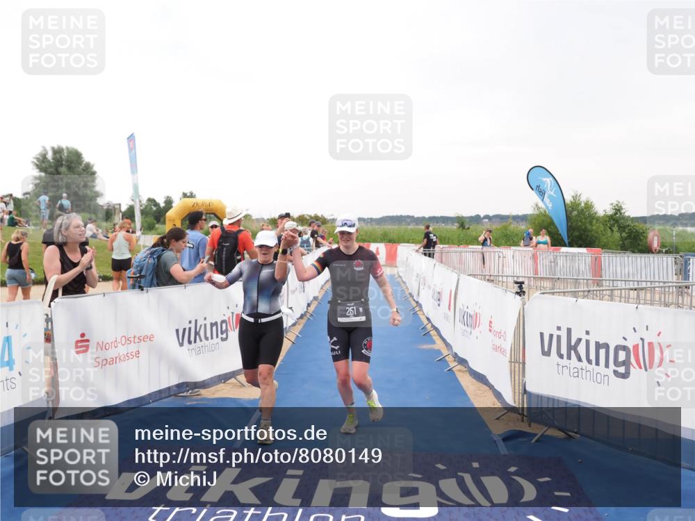 22.06.2025 - Viking Triathlon MichiJ http://msf.ph/oto/8080149 22.06.2025 16:05:37 Ziel 251, 454 meine-sportfotos.de