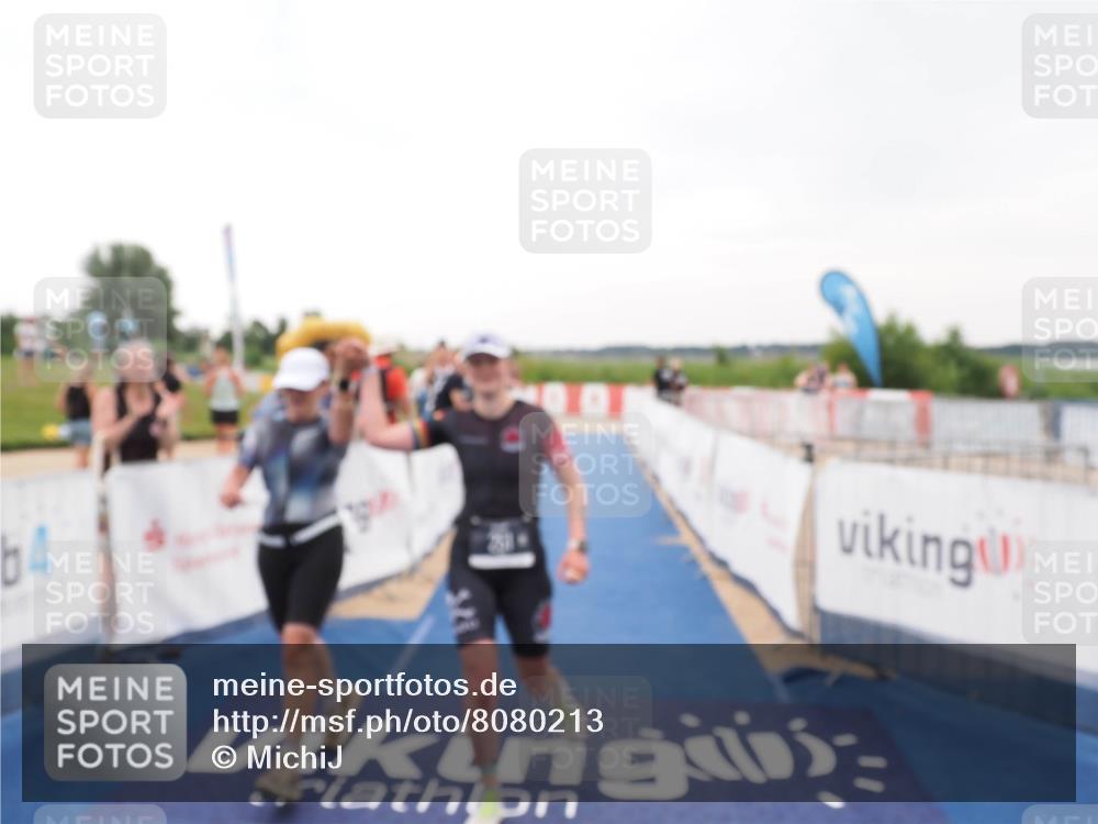 22.06.2025 - Viking Triathlon MichiJ http://msf.ph/oto/8080213 22.06.2025 16:05:38 Ziel 251, 454 meine-sportfotos.de
