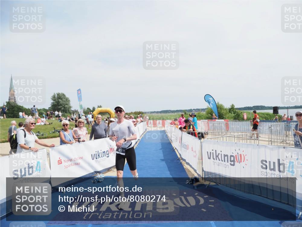 22.06.2025 - Viking Triathlon MichiJ http://msf.ph/oto/8080274 22.06.2025 14:20:06 Ziel 401 meine-sportfotos.de