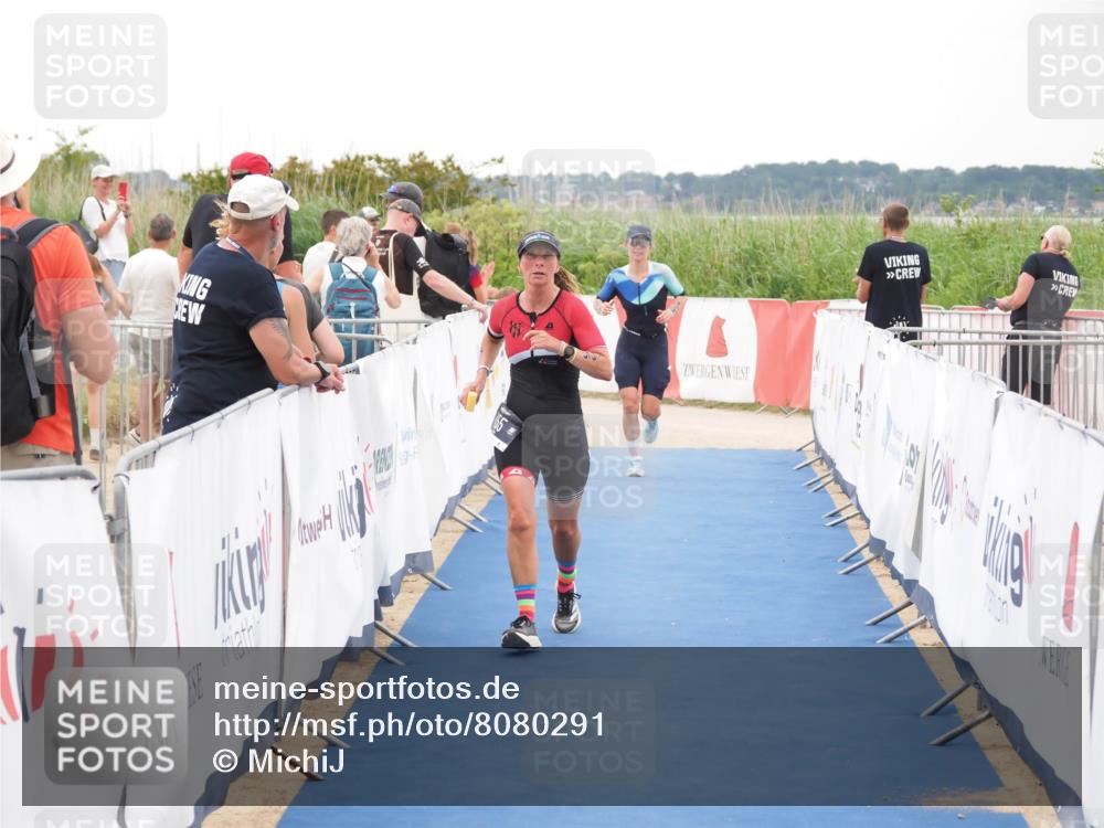 22.06.2025 - Viking Triathlon MichiJ http://msf.ph/oto/8080291 22.06.2025 16:05:56 Ziel 123, 155 meine-sportfotos.de