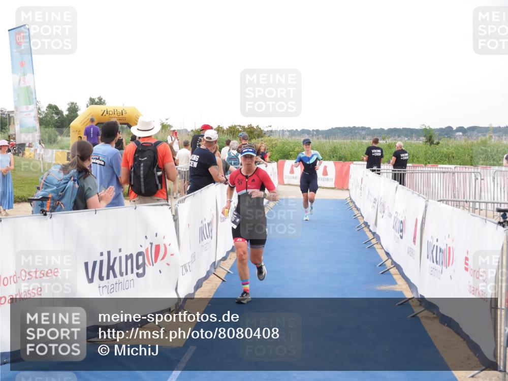 22.06.2025 - Viking Triathlon MichiJ http://msf.ph/oto/8080408 22.06.2025 16:05:58 Ziel 123, 155 meine-sportfotos.de
