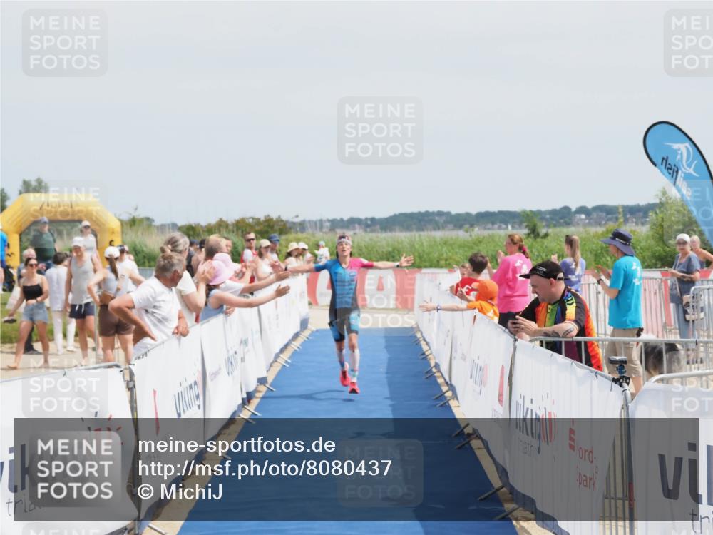 22.06.2025 - Viking Triathlon MichiJ http://msf.ph/oto/8080437 22.06.2025 14:20:32 Ziel 9 meine-sportfotos.de
