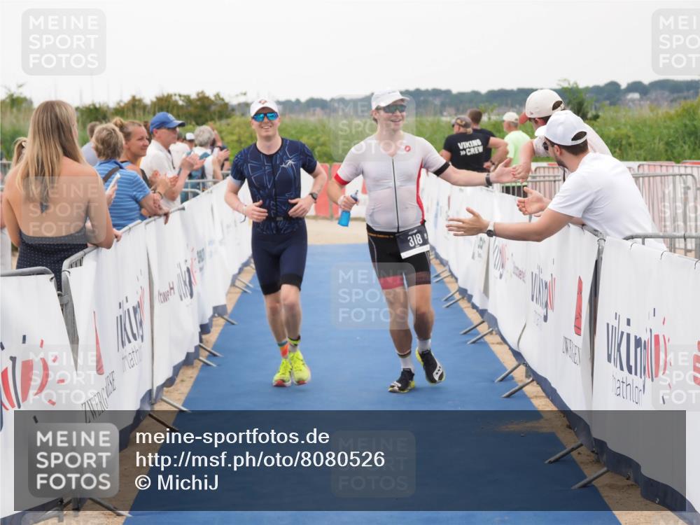 22.06.2025 - Viking Triathlon MichiJ http://msf.ph/oto/8080526 22.06.2025 15:56:56 Ziel 318, 328 meine-sportfotos.de
