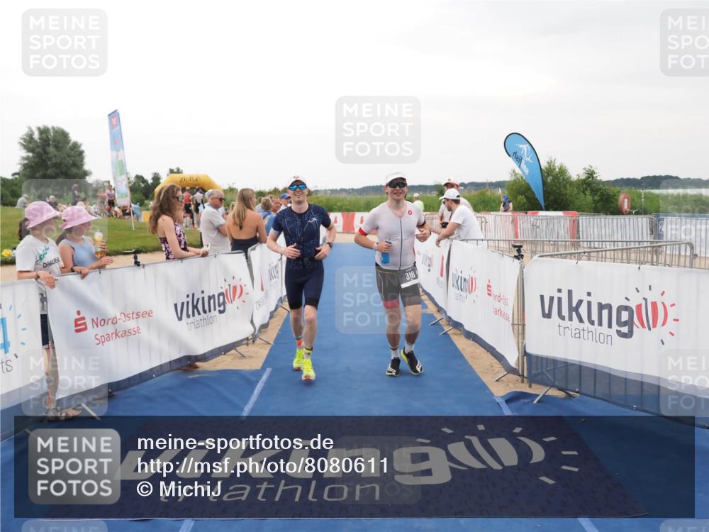 22.06.2025 - Viking Triathlon MichiJ http://msf.ph/oto/8080611 22.06.2025 15:56:57 Ziel 318, 328 meine-sportfotos.de