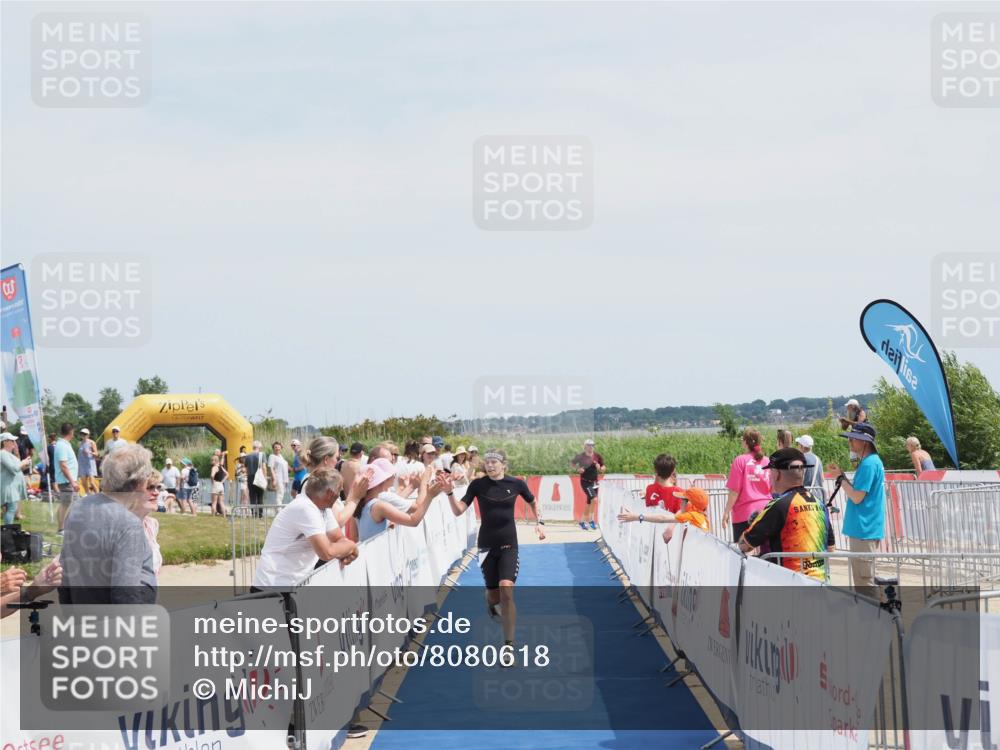 22.06.2025 - Viking Triathlon MichiJ http://msf.ph/oto/8080618 22.06.2025 14:21:28 Ziel 10 meine-sportfotos.de