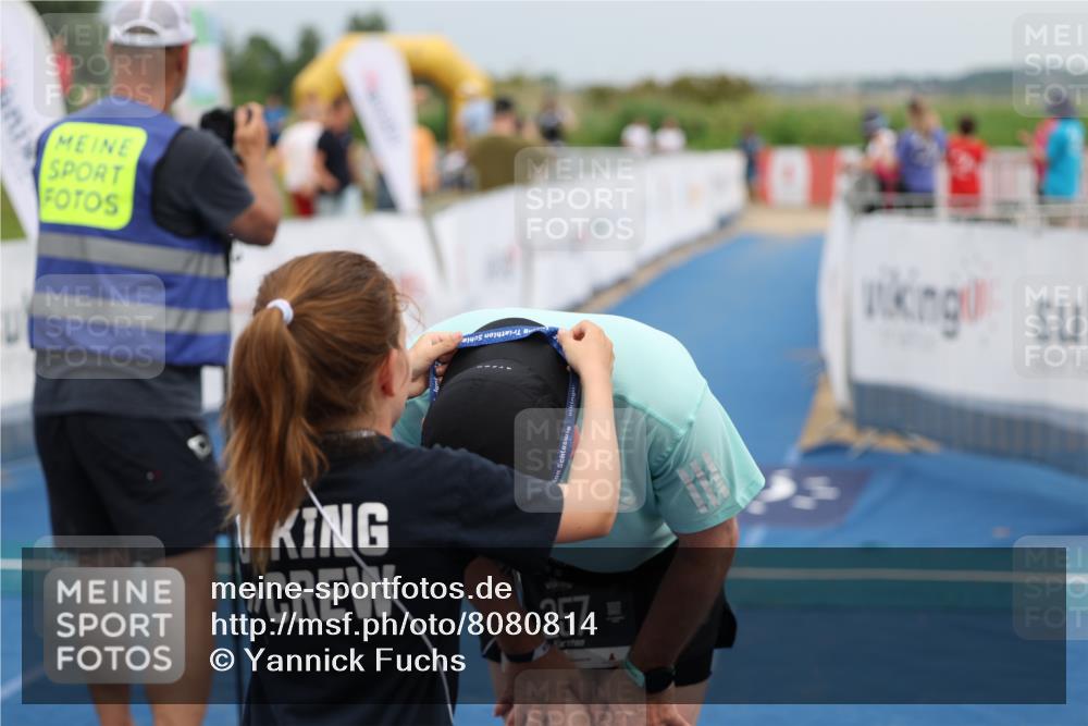 22.06.2025 - Viking Triathlon Yannick Fuchs http://msf.ph/oto/8080814 22.06.2025 17:04:40 Ziel 257 meine-sportfotos.de