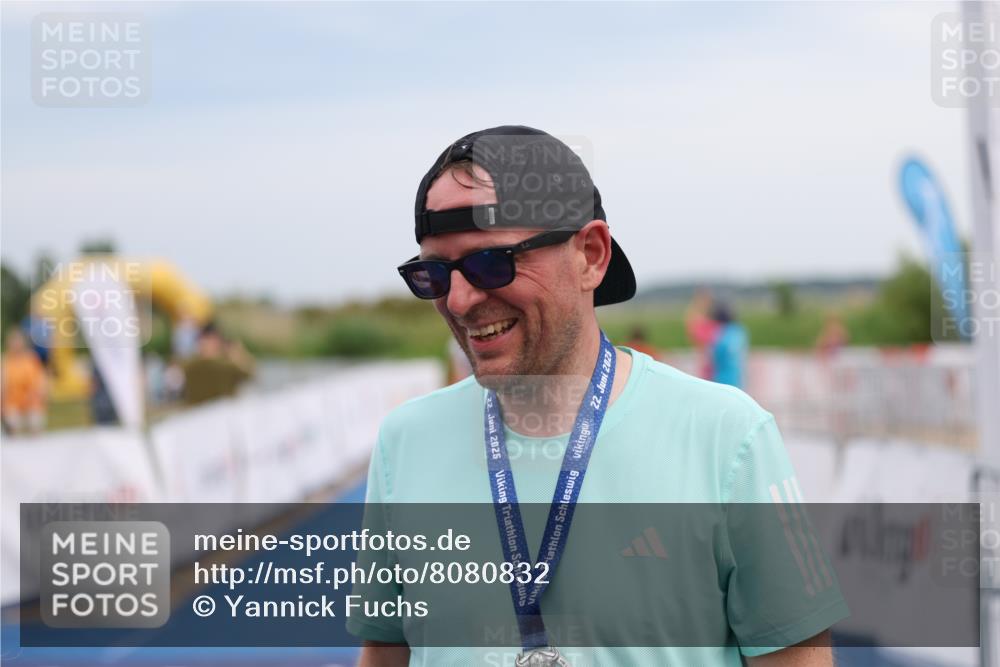 22.06.2025 - Viking Triathlon Yannick Fuchs http://msf.ph/oto/8080832 22.06.2025 17:04:43 Ziel  meine-sportfotos.de