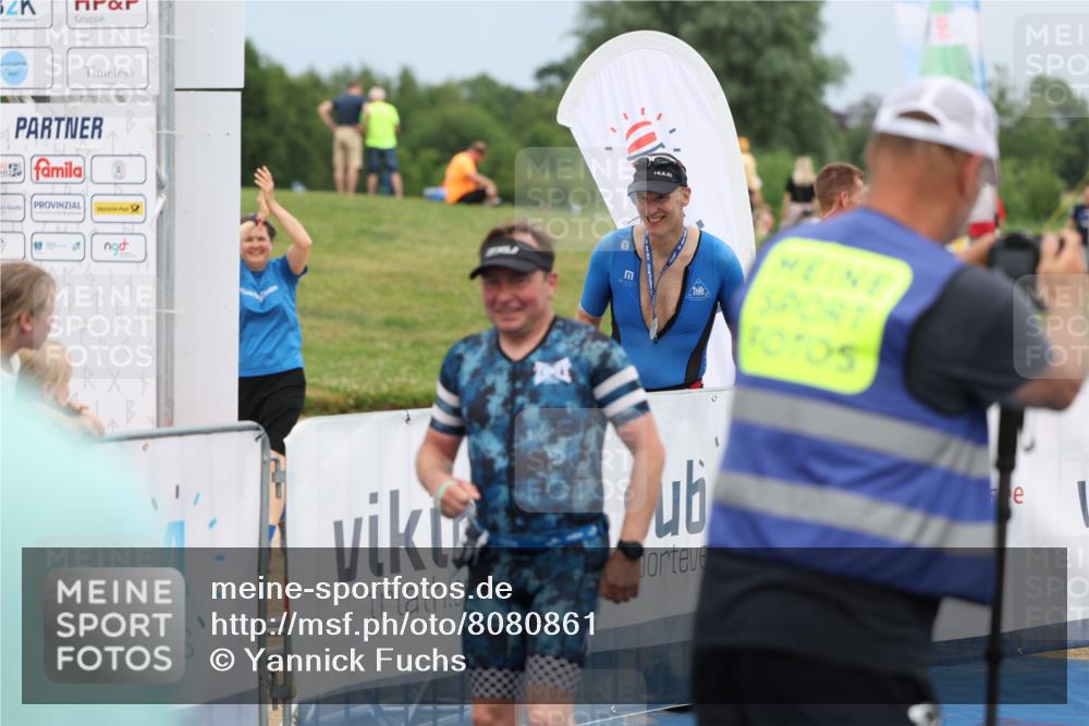 22.06.2025 - Viking Triathlon Yannick Fuchs http://msf.ph/oto/8080861 22.06.2025 17:04:50 Ziel 466, 656 meine-sportfotos.de
