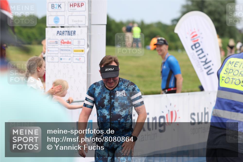 22.06.2025 - Viking Triathlon Yannick Fuchs http://msf.ph/oto/8080864 22.06.2025 17:04:51 Ziel 466, 656 meine-sportfotos.de