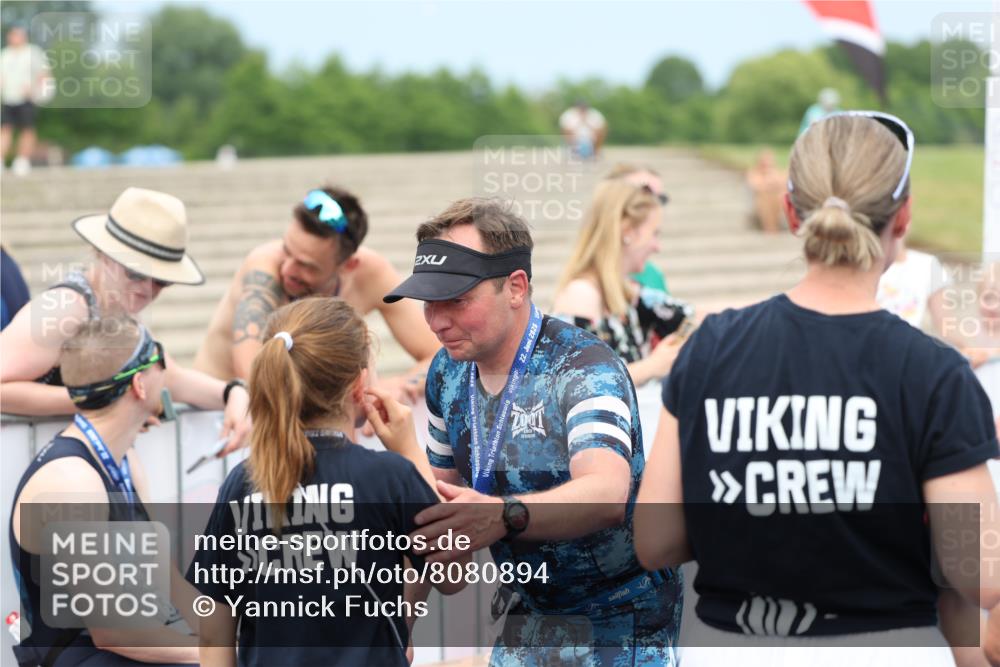 22.06.2025 - Viking Triathlon Yannick Fuchs http://msf.ph/oto/8080894 22.06.2025 17:05:02 Ziel  meine-sportfotos.de