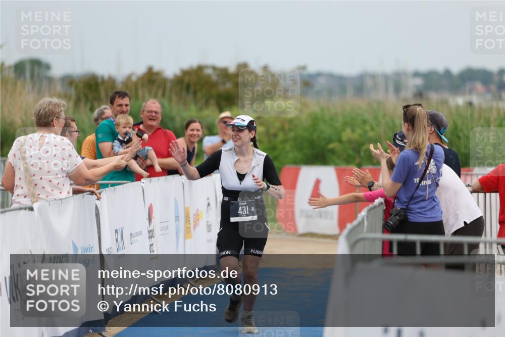 22.06.2025 - Viking Triathlon Yannick Fuchs http://msf.ph/oto/8080913 22.06.2025 17:05:41 Ziel 431 meine-sportfotos.de