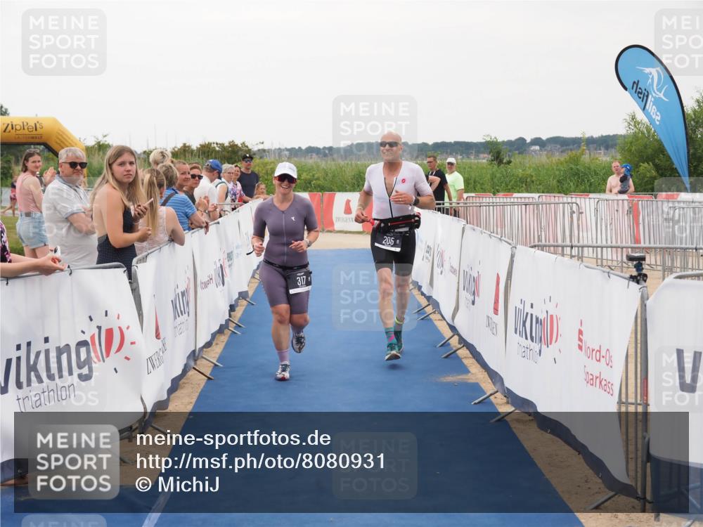 22.06.2025 - Viking Triathlon MichiJ http://msf.ph/oto/8080931 22.06.2025 15:57:54 Ziel 205, 317 meine-sportfotos.de