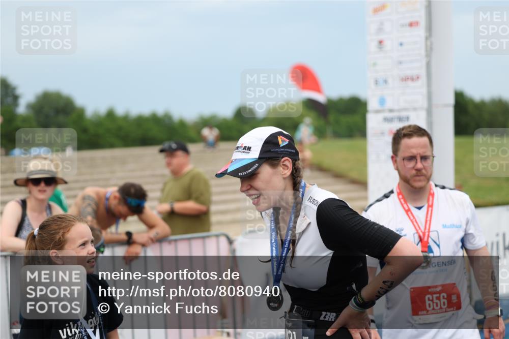 22.06.2025 - Viking Triathlon Yannick Fuchs http://msf.ph/oto/8080940 22.06.2025 17:05:54 Ziel  meine-sportfotos.de