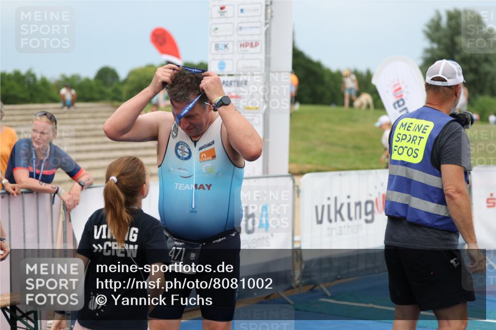 22.06.2025 - Viking Triathlon Yannick Fuchs http://msf.ph/oto/8081002 22.06.2025 17:07:47 Ziel  meine-sportfotos.de