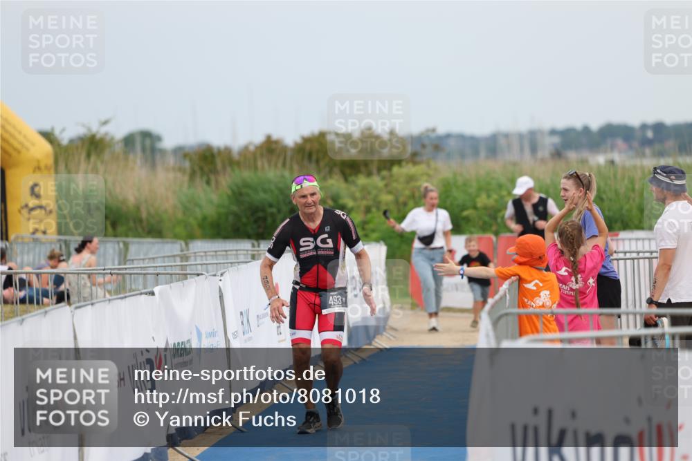 22.06.2025 - Viking Triathlon Yannick Fuchs http://msf.ph/oto/8081018 22.06.2025 17:09:38 Ziel 493 meine-sportfotos.de