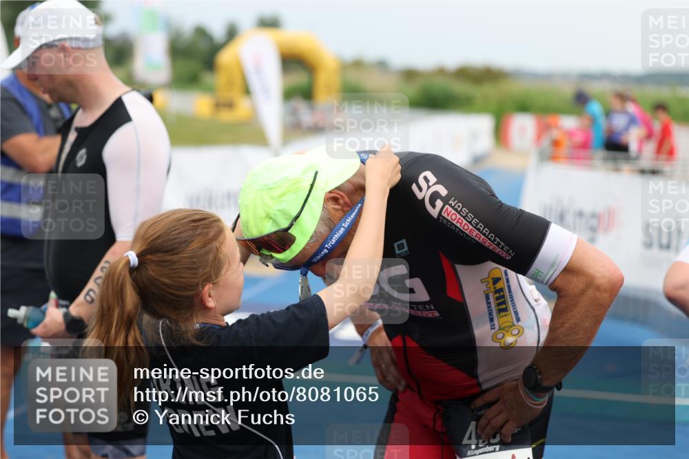 22.06.2025 - Viking Triathlon Yannick Fuchs http://msf.ph/oto/8081065 22.06.2025 17:09:57 Ziel  meine-sportfotos.de