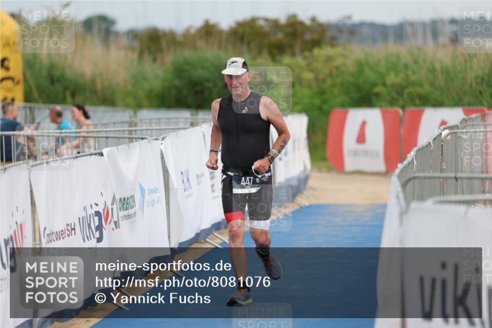 22.06.2025 - Viking Triathlon Yannick Fuchs http://msf.ph/oto/8081076 22.06.2025 17:18:02 Ziel 447 meine-sportfotos.de