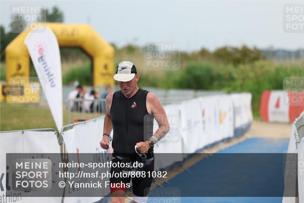 22.06.2025 - Viking Triathlon Yannick Fuchs http://msf.ph/oto/8081082 22.06.2025 17:18:04 Ziel 447 meine-sportfotos.de