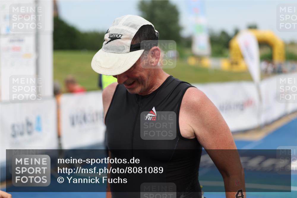 22.06.2025 - Viking Triathlon Yannick Fuchs http://msf.ph/oto/8081089 22.06.2025 17:18:08 Ziel 447 meine-sportfotos.de