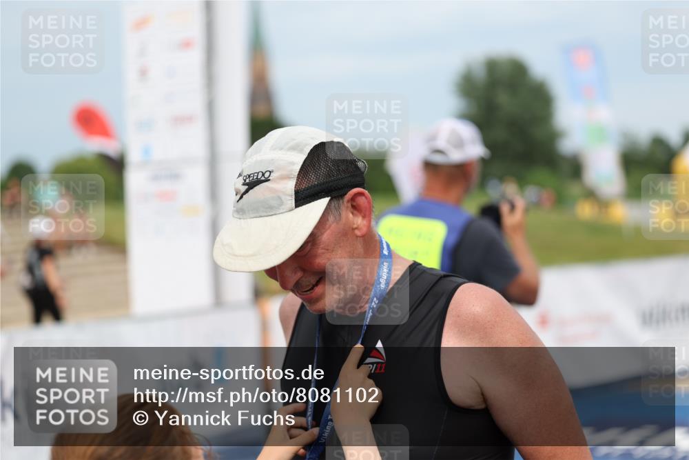 22.06.2025 - Viking Triathlon Yannick Fuchs http://msf.ph/oto/8081102 22.06.2025 17:18:11 Ziel  meine-sportfotos.de