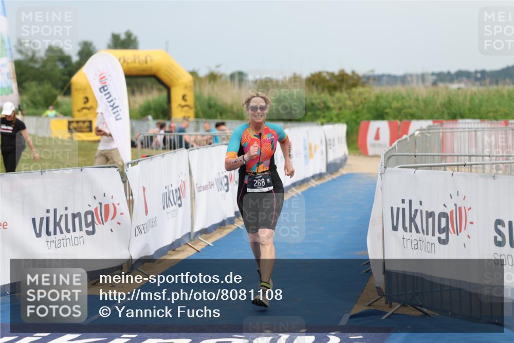 22.06.2025 - Viking Triathlon Yannick Fuchs http://msf.ph/oto/8081108 22.06.2025 17:19:20 Ziel 268 meine-sportfotos.de