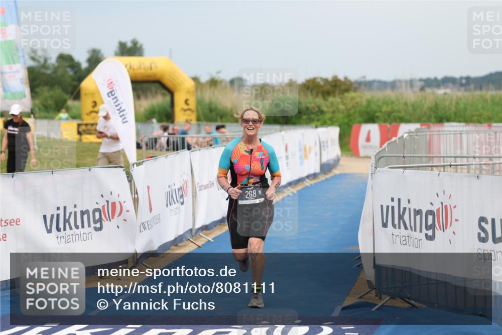 22.06.2025 - Viking Triathlon Yannick Fuchs http://msf.ph/oto/8081111 22.06.2025 17:19:20 Ziel 268 meine-sportfotos.de