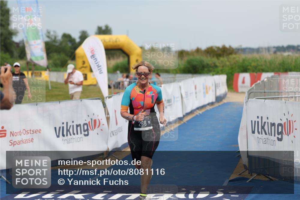 22.06.2025 - Viking Triathlon Yannick Fuchs http://msf.ph/oto/8081116 22.06.2025 17:19:21 Ziel 268 meine-sportfotos.de